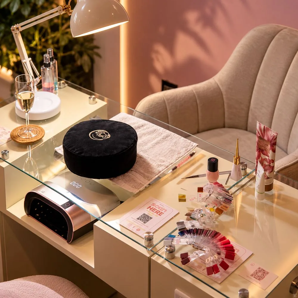 Estudio de Peonía Nails & Lashes en Roma Sur, CDMX